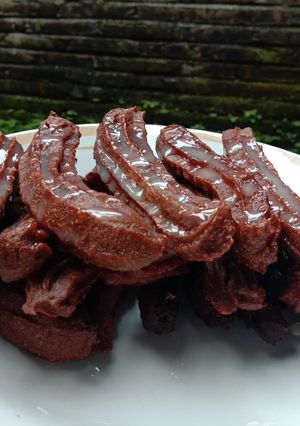 Foto resep Churos chocolatos (tanpa cetakan spuit)