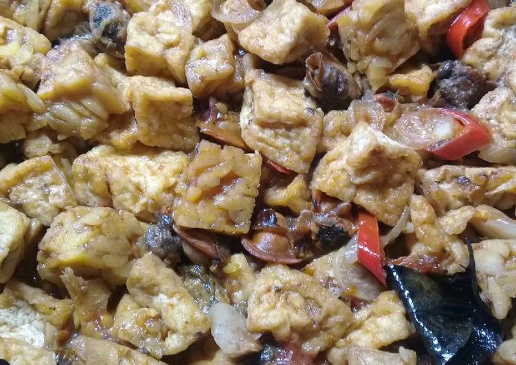 Cara Gampang Membuat Tumis tempe tahu kerang Anti Gagal