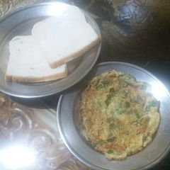 A picture of Vegetables omelette.