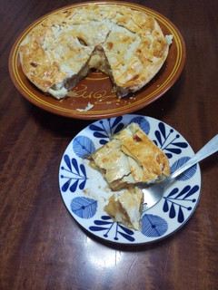 Una foto de Apple pie