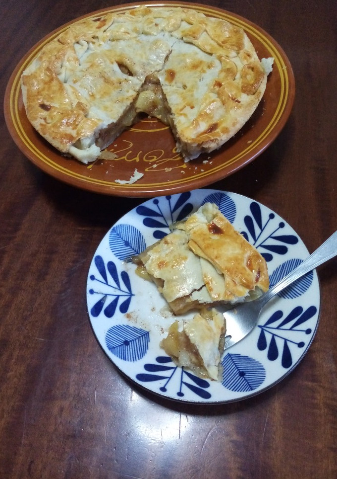 Una foto de Apple pie