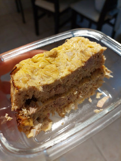 Una foto de Pastel de atún y cebolla keto