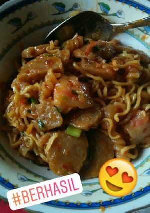Foto resep Seblak kering pedas manis gurih asin