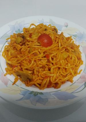 عکسی از دستور نودل سبزیجات