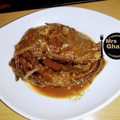 A picture of Smoked fish pp soup.