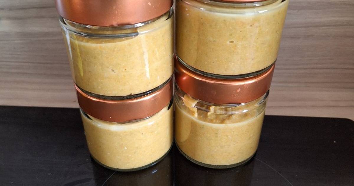 Purée bébé haricot vert pois chiche et patate douce de melodie Jelu