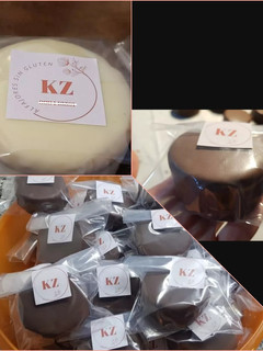 Una foto de Alfajores de chocolate sin gluten