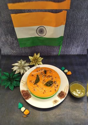A picture of Tri-Color Dhokla A Popular Gujarati Steamed Snack Recipe.