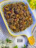 Onseng kulit ayam kecap pedas