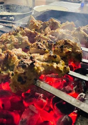A picture of BBQ Chicken boti 🍗.