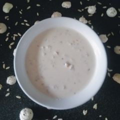 A picture of Makhana kheer.