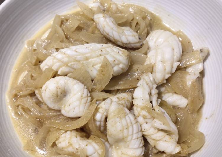 Recipe of Homemade Squid and Onion