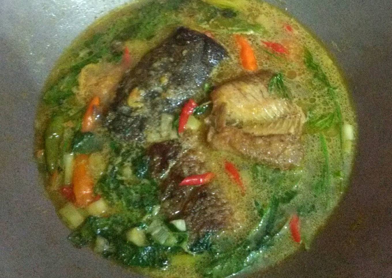 Mangut lele bayam