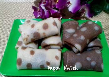 Resep Populer Dadar Gulung Pilkadot Fla Coklat Ala Warung