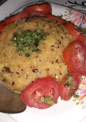 A picture of Rice upma.