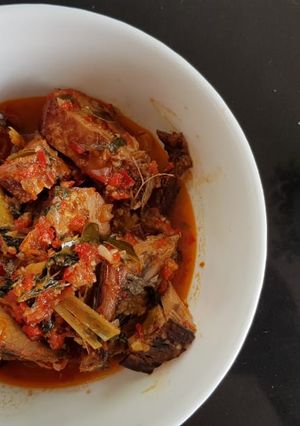 Foto resep Cakalang rica gak pedas