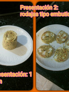 Una foto de Tortilla de tomate con queso fresco