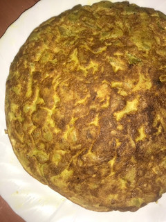 Una foto de Tortilla de patatas al curry