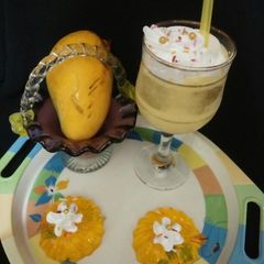 A picture of Mango cremy shake.