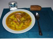 Una foto de congrio a la marinera
