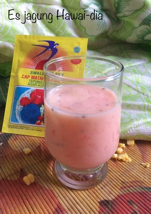 Foto resep Es jagung hawai