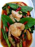 กุ้งผัดขี้เมา