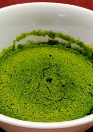 Una foto de Mug Cake de Espinacas