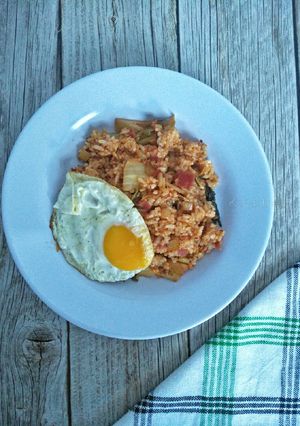A picture of Kimchi Fried Rice.