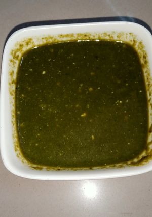 हरी चटनी (hari chutney recipe in Hindi) रेसिपी मुख्य फोटो