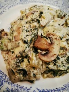 Una foto de Salteado de verduras a la crema