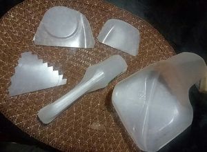 Una foto de Betún para pastel y Utensilios para repostería reciclados