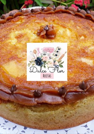 Una foto de Tarta invertida de manzanas