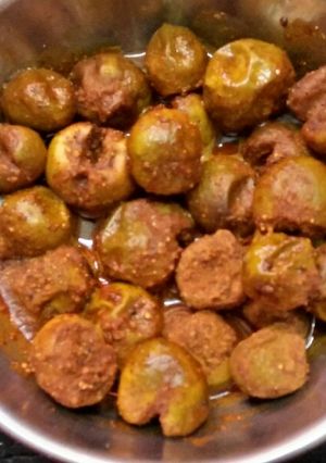 A picture of Gond ki sabji.