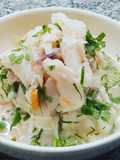 Ceviche de Chernia (sencillo)