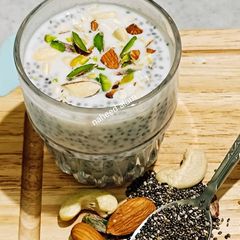 A picture of Chia Seed Overnight Bowl without Sugar.
