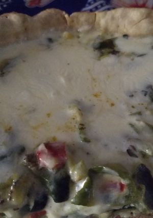 Una foto de Tarta de zapallitos