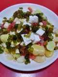 Ensalada de frutas con cushuro