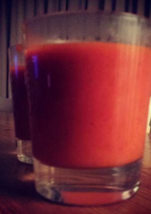A picture of Red Pepper Soup.