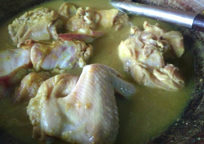 Ayam goreng, ungkep ala umi.