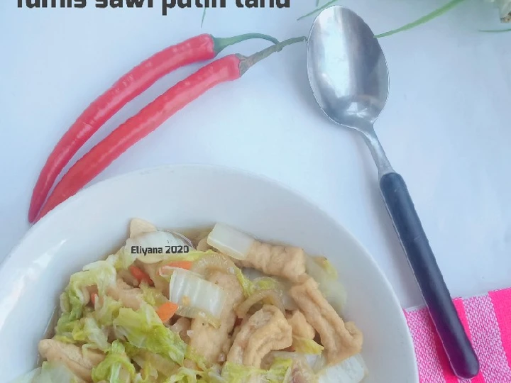 Cara Mudah Menyiapkan Resep Tumis sawi putih tahu yang Lezat Anti Ribet, Bikin Ngiler