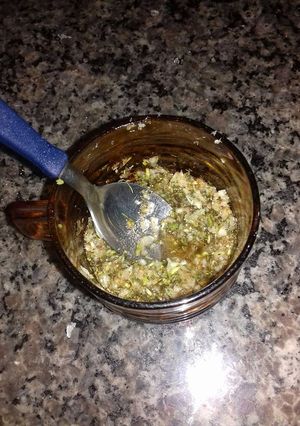 Una foto de Salsita de ajo
