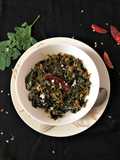 Murungai Keerai Thoran (Drumstick / Moringa Leaves Stir Fry - Kerala style)