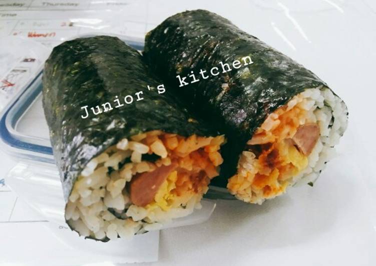 Langkah Mudah untuk Menyiapkan Sushi / Kimbab Homemade renyah😽 Anti Gagal