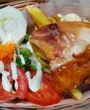 Pollo estilo brasa casero
