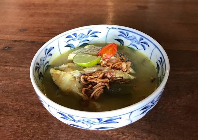 Resep Sup ikan laut bumbu Bali (Sup be pasih basa genep) Anti Gagal