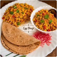 A picture of Egg Bhurji 🍳.