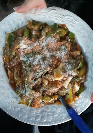 Una foto de Fideos de zucchini