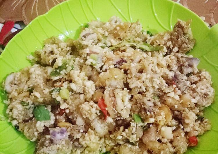 Cumi Saus Telur Asin