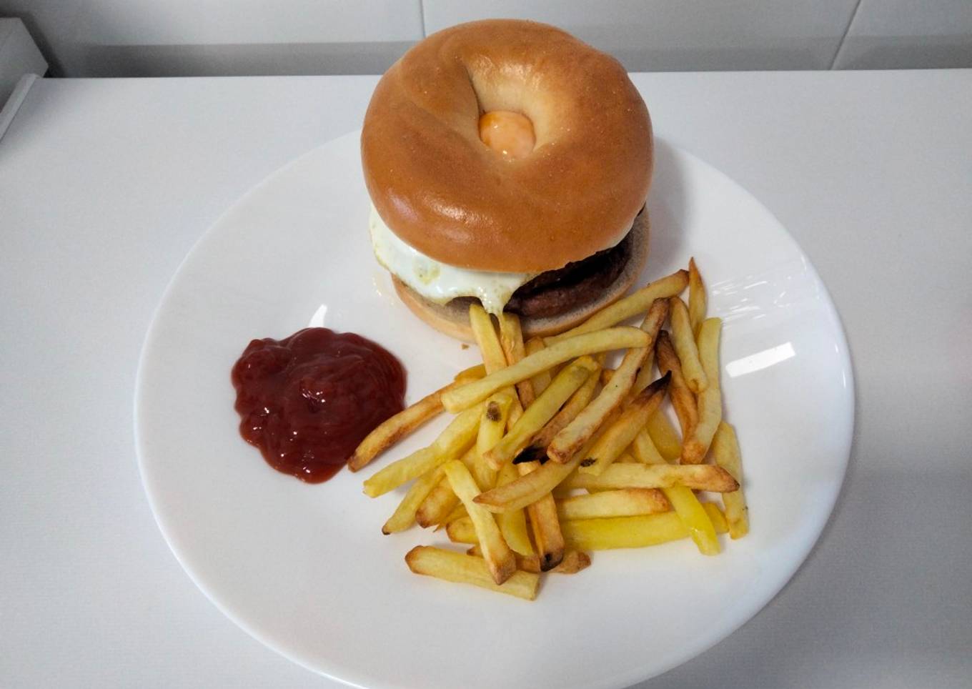 NINJA FOODI MAX DUAL ZONE : Hamburguesa especial