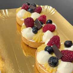 Foto di Crostatine moderne mimosa